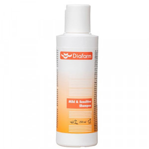 DIAFARM SHAMPOO SENSITIVE šampūns suņiem, kaķiem Jūtīga āda 150ml
